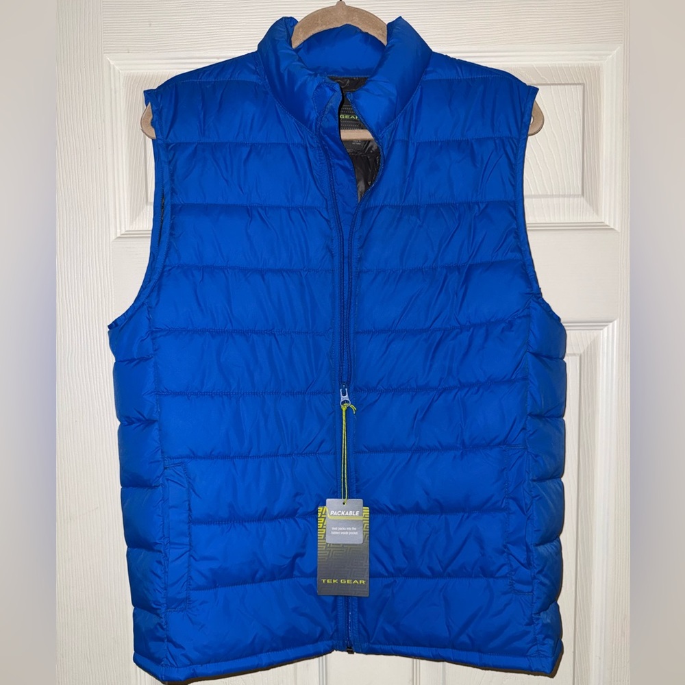 Tek Gear Royal Blue Quilted Vest